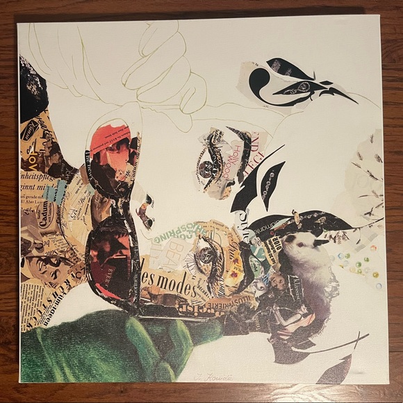 Audrey Hepburn collage wall art - Picture 2 of 2